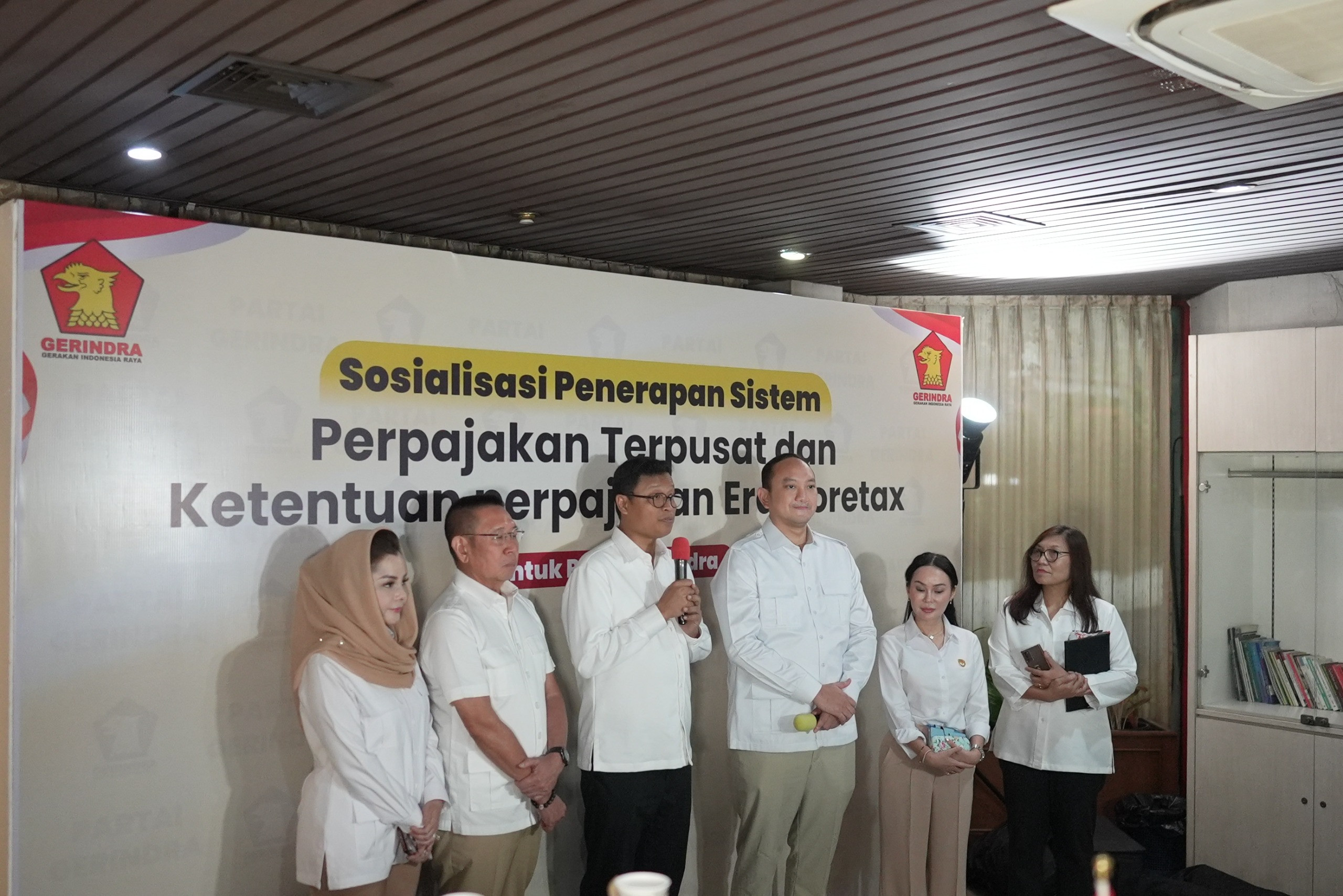 Sosialisasi Sistem Perpajakan Terpusat dan Ketentuan Era Core Tax, Gerindra Ajak Kader Taat Pajak