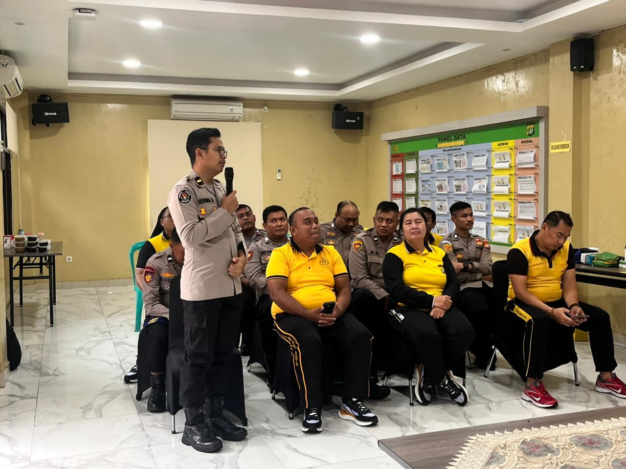 Sidokkes Polres Kepulauan Seribu Gelar Pemeriksaan Kesehatan dan Penyuluhan Gigi Mulut bagi Peserta Prolanis