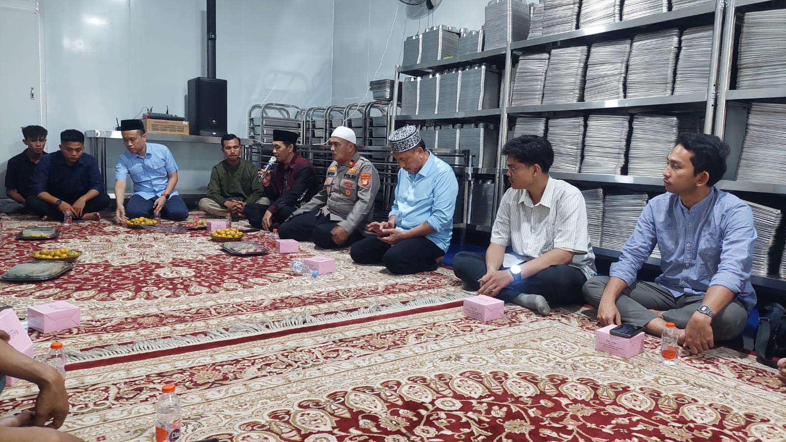 Kanit Binmas Polsek Medan Satria Hadiri Opening SPPG Pejuang 05, Tekankan Sinergi Jaga Kamtibmas