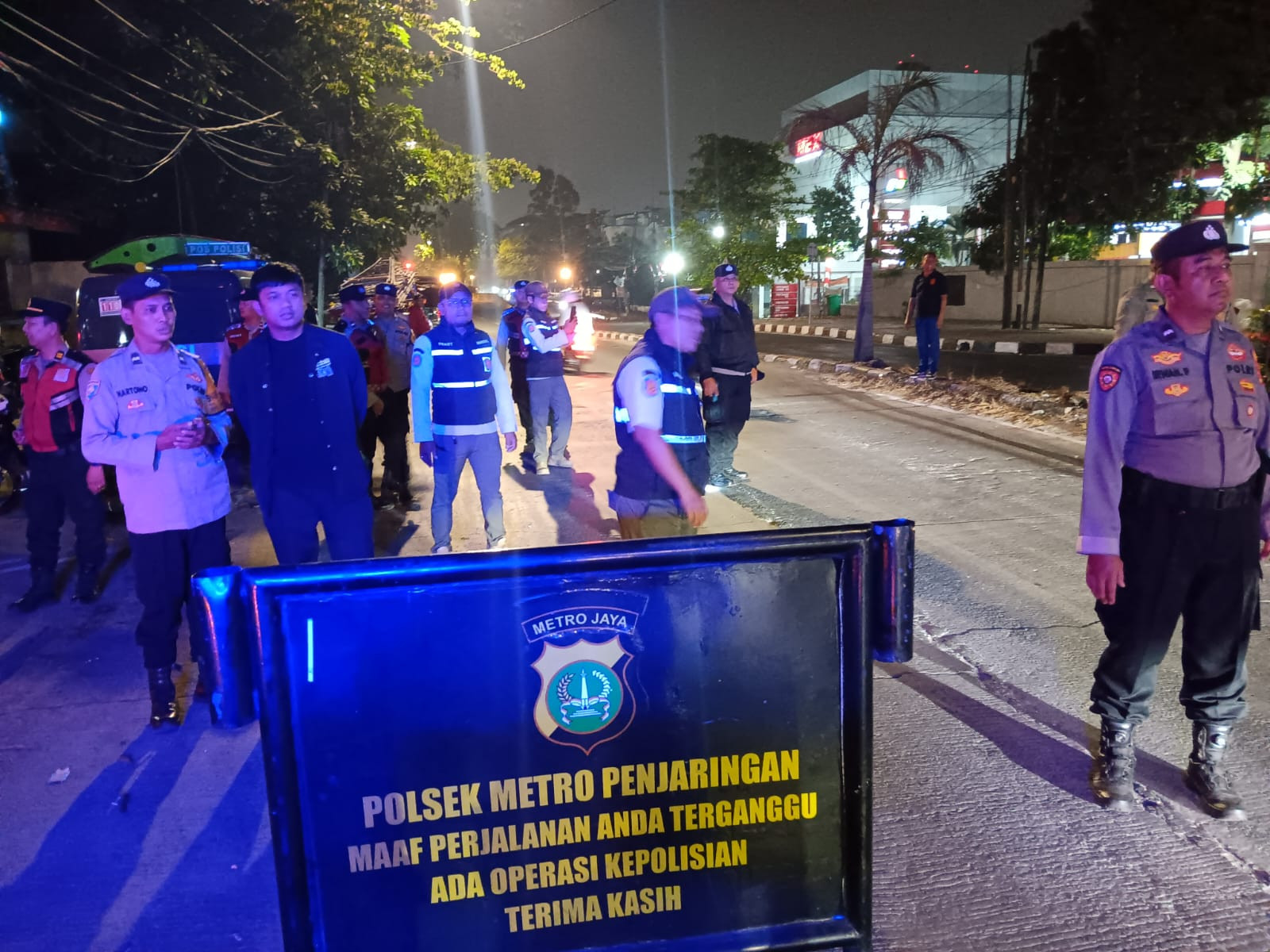 Polsek Metro Penjaringan Gelar KRYD, 9 Motor Tanpa Surat Diamankan