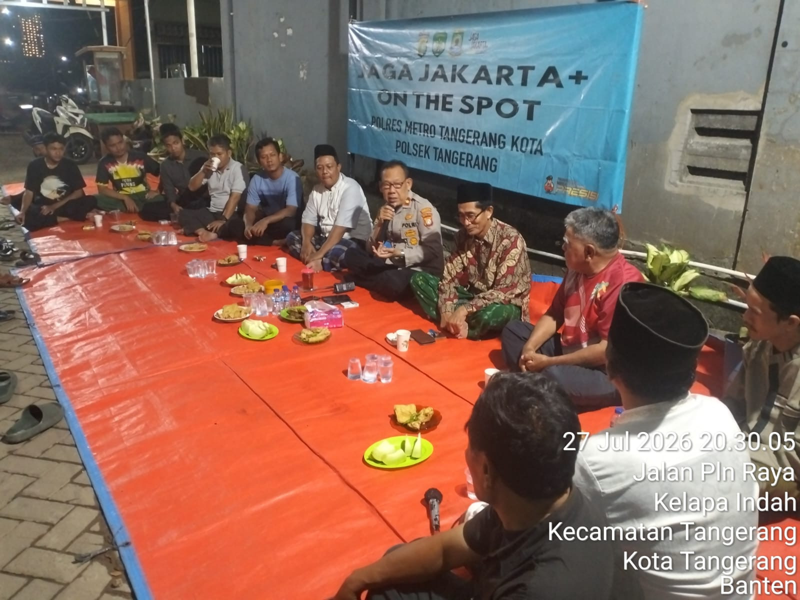 Kapolsek Tangerang Ajak Warga Kelapa Indah Aktif Jaga Lingkungan Lewat Jaga Jakarta On The Spot