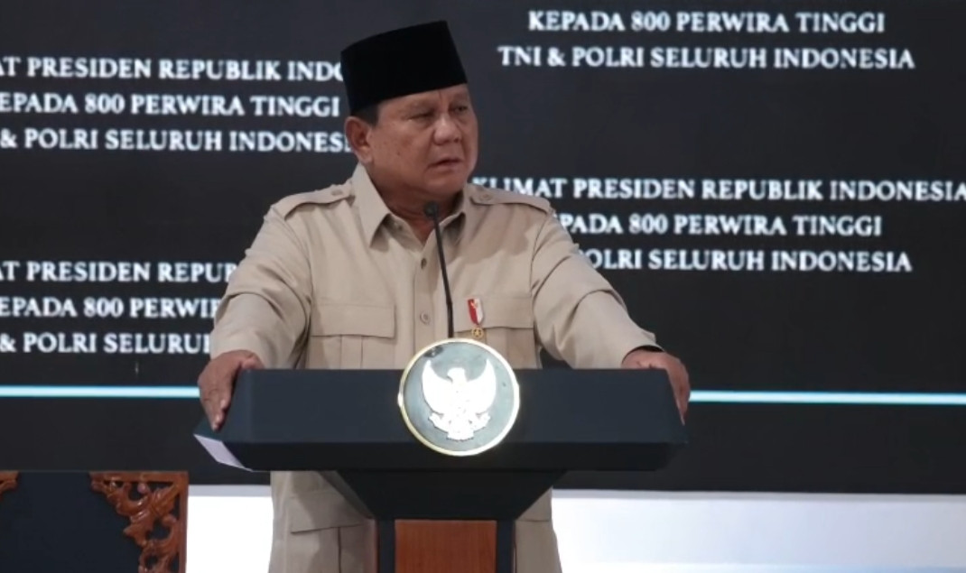 Prabowo Kumpulkan 800 Perwira Tinggi TNI-Polri, Perkuat Soliditas dan Sinergi