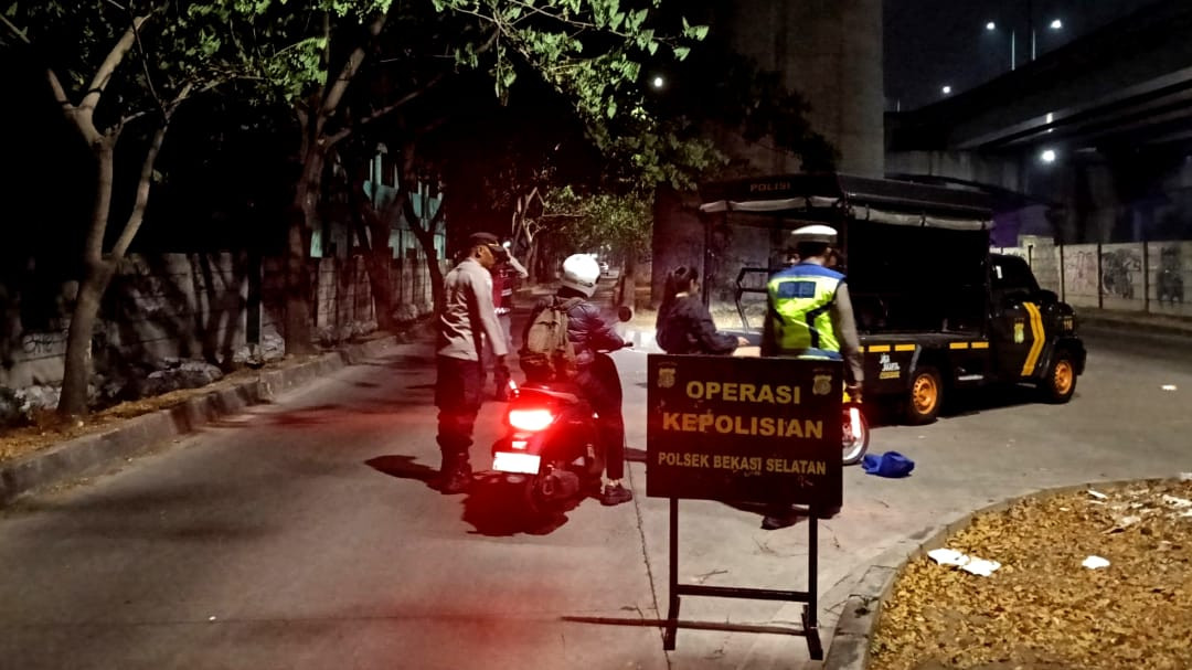 Polsek Bekasi Selatan Gencarkan Patroli dan Razia Stasioner, Dukung Program Jaga Jakarta On The Spot