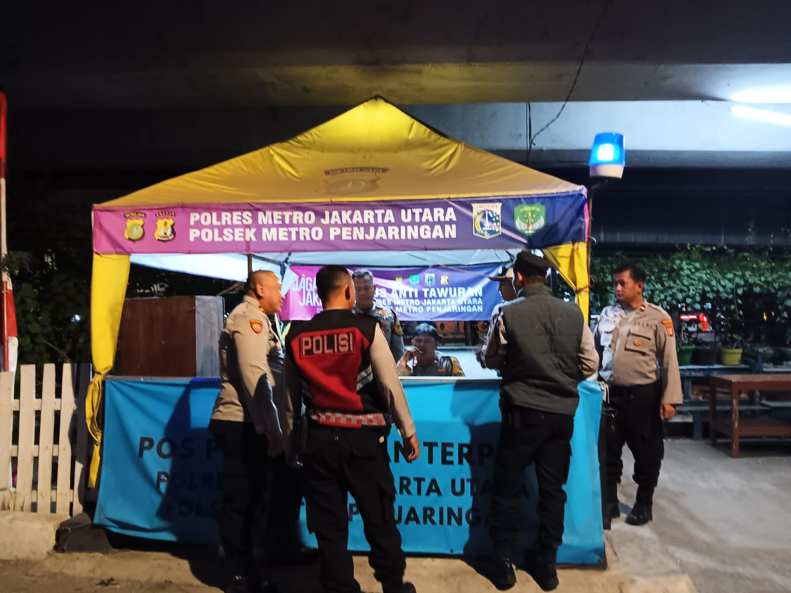 Jaga Jakarta, Polsek Metro Penjaringan Gelar KRYD Antisipasi Tawuran dan Kejahatan Jalanan