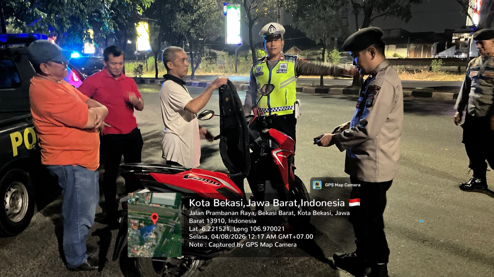 Jaga Jakarta On The Spot, Polsek Bekasi Barat Gelar Razia Stasioner dan Patroli Antisipasi Kejahatan Jalanan serta Tawuran