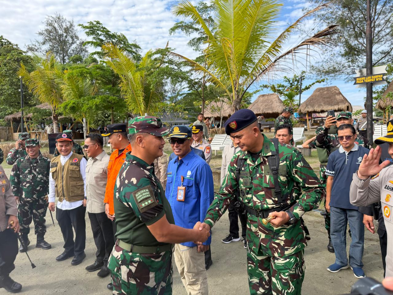 Lanal Bengkulu Ikuti Apel Gelar Latihan Kesiapsiagaan Operasional Penanggulangan Bencana Alam Gempa Bumi Megathrust Tahun 2026