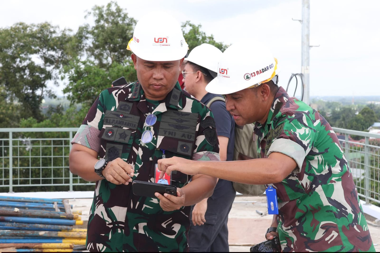 Perkuat Sistem Pertahanan Udara, Askomlek Kasau Tinjau Pembangunan Satuan Radar Banjarbaru