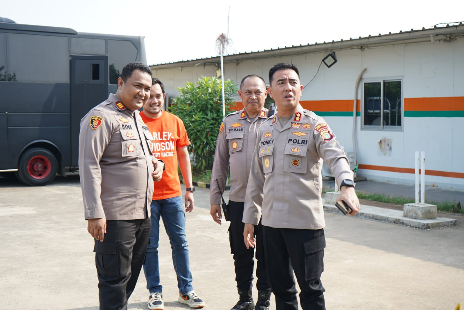 Wakapolres Jakut Cek Mess Brimob di Marunda, Soroti Ketersediaan Air Bersih