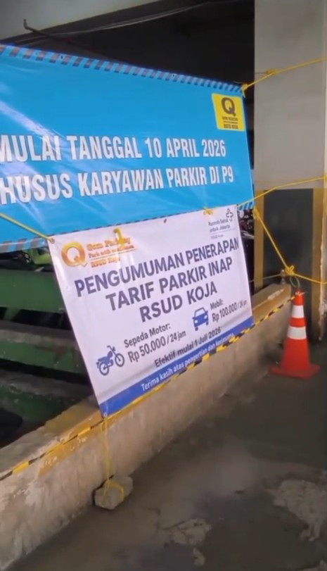 Tarif Parkir Menginap di RSUD Koja Melonjak, Keluarga Pasien Mengeluh: “Kami Sedang Kena Musibah, Bukan Jalan-Jalan”