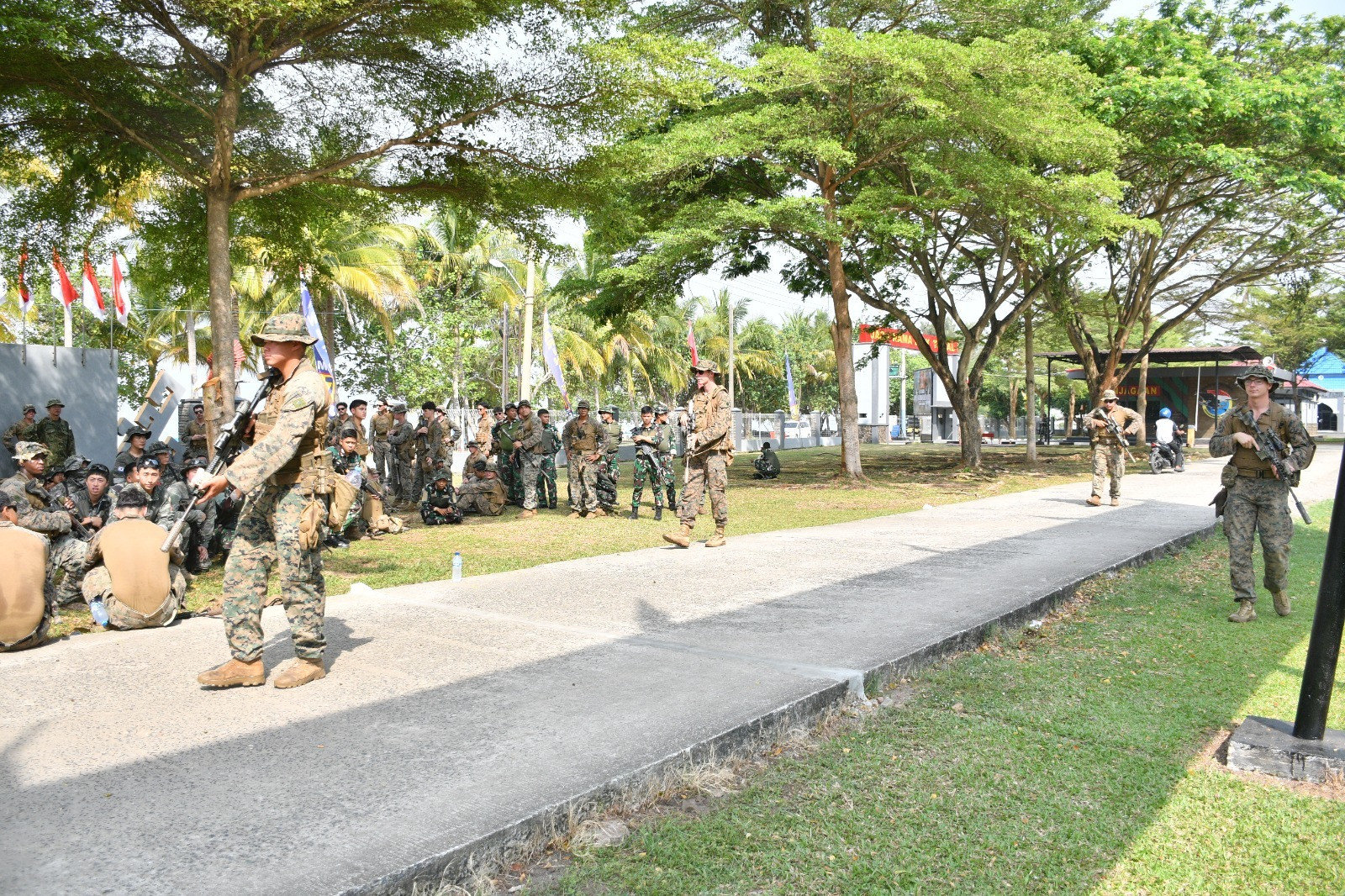 Marfor Berbagi Ilmu Jungle Operation dan Fire Support Team Pada Latgabma SGS 2026