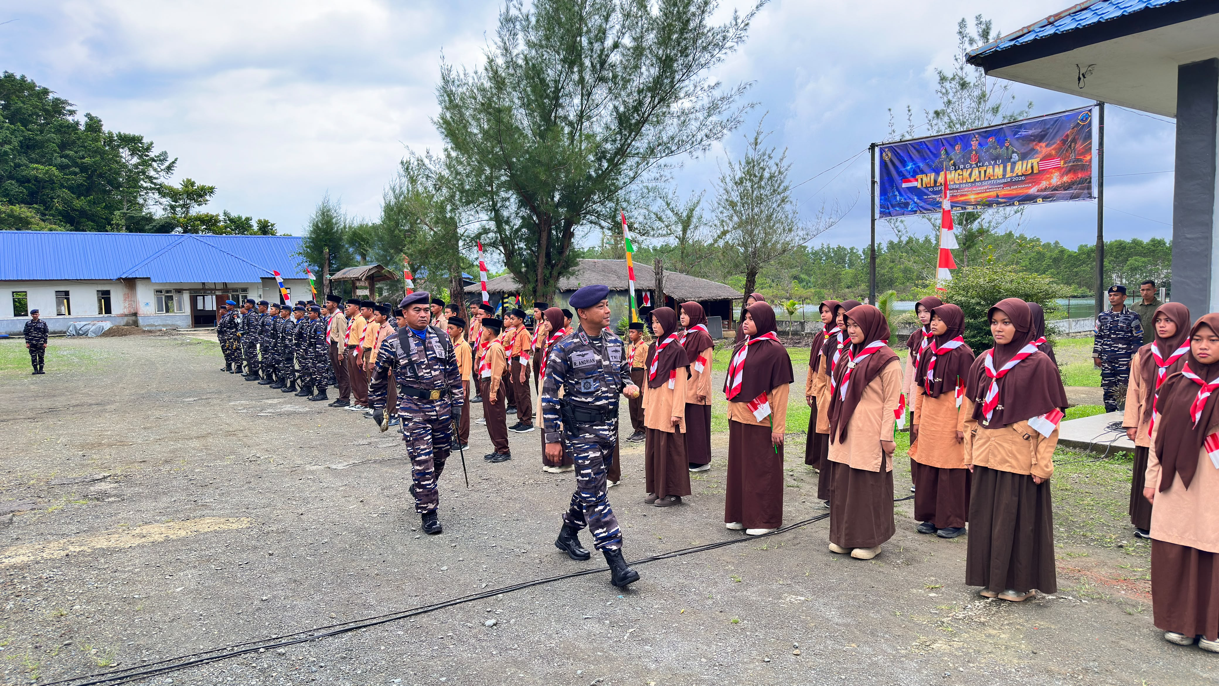 Danlanal Simeulue Pimpin Upacara Peringatan HUT Ke-81 TNI Angkatan Laut Tahun 2026