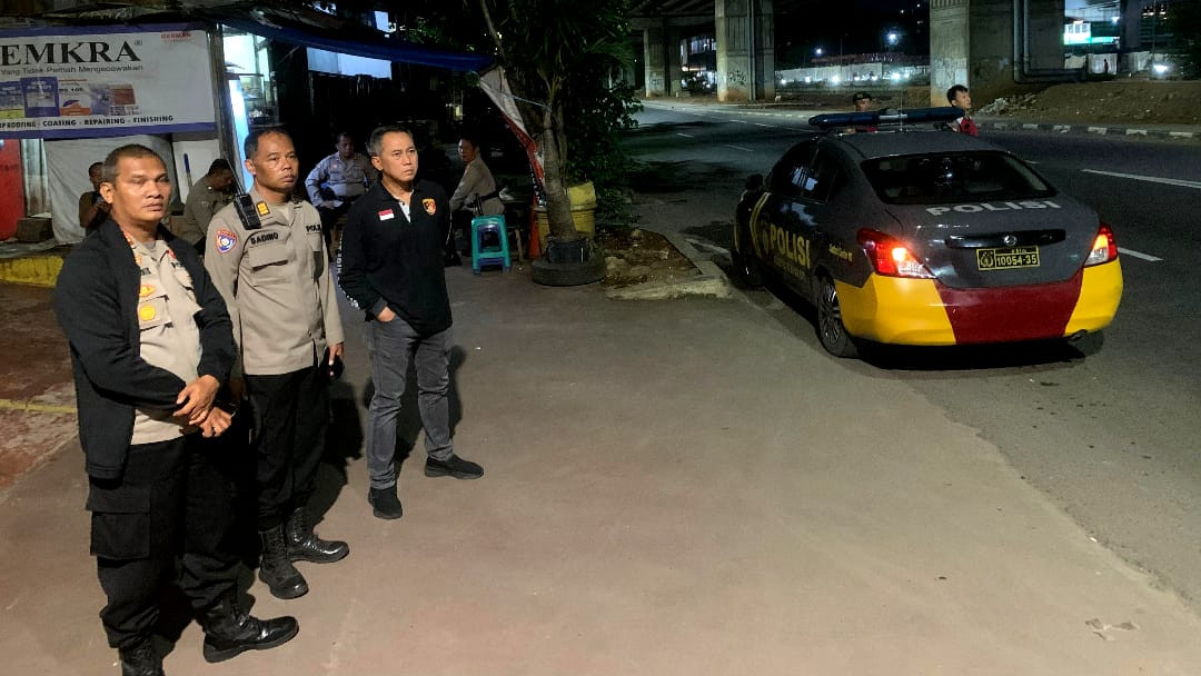 Antisipasi Kejahatan Jalanan, Polsek Bekasi Selatan Gelar Patroli Skala Besar Pada Dini Hari