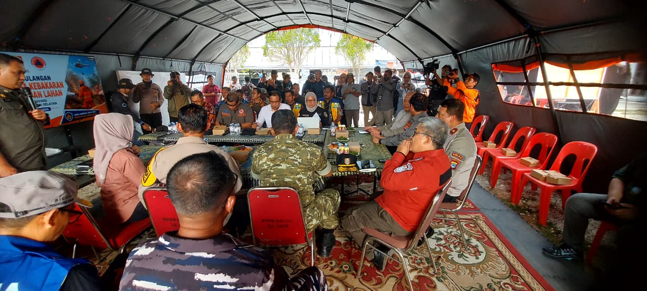 Perkuat Sinergi, Lanal Banjarmasin Bersama Forkopimda Kalsel Gelar Rakor Strategi Penanganan Karhutla 2026