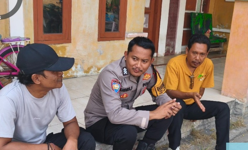 Jakarta On The Spot di Pulau Tidung, Bhabinkamtibmas Imbau Warga Waspadai Hoaks dan Jaga Kamtibmas