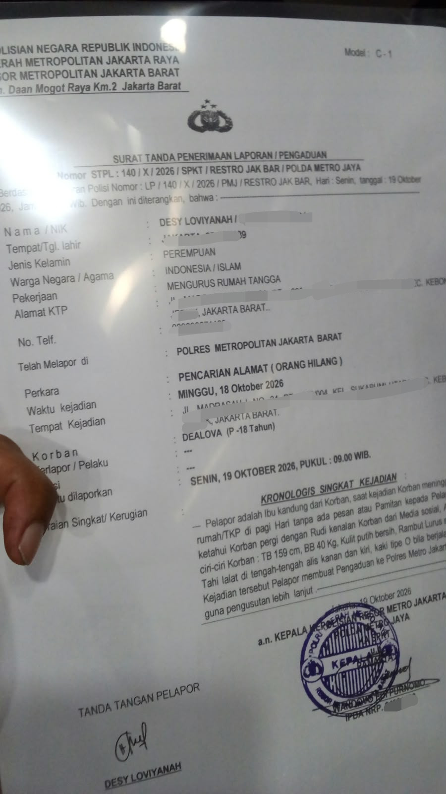Polres Metro Jakbar Diduga Persulit Masyarakat, Tak Sejalan dengan Arahan Kapolri Slogan Polri Bersama Masyarakat