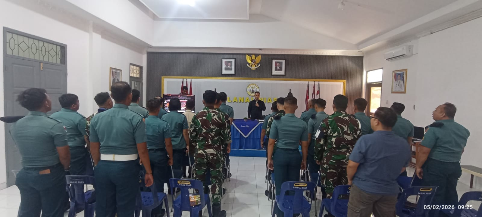 Jaga Jati Diri dan Citra TNI AL, Lanal Nias Gelar Binpers Fungsi Komando