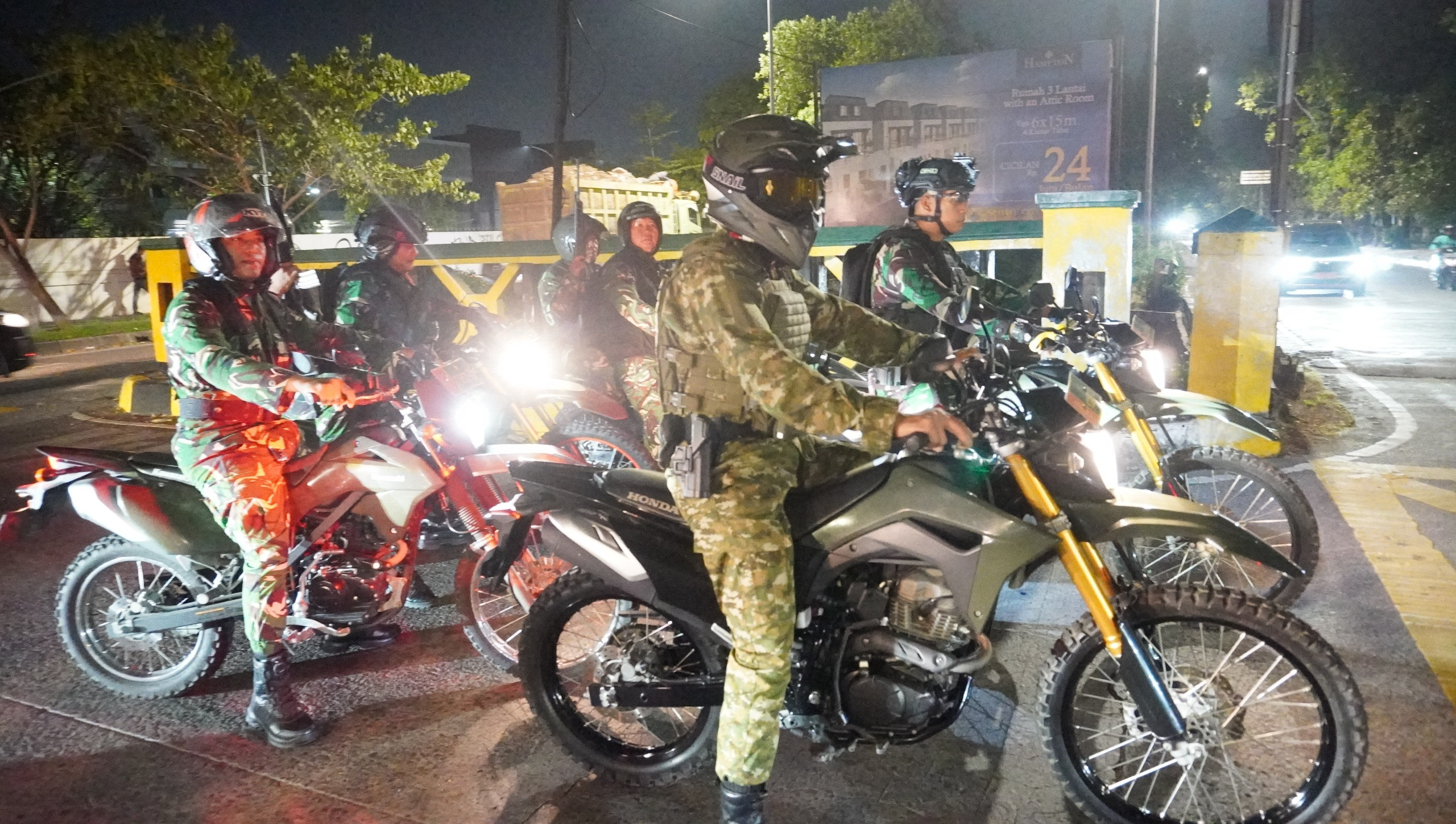 Dandim 0502/Jakarta Utara Pimpin Patroli Malam, Antisipasi Kriminalitas dan Gangguan Kamtibmas