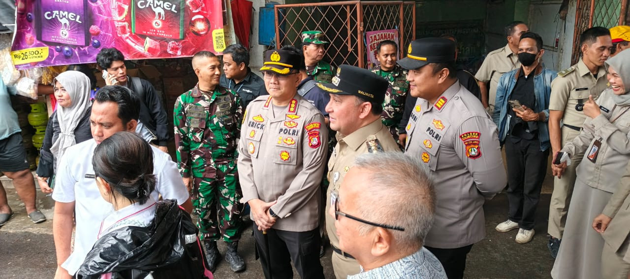 Kapolres Metro Jakut Gelar Pengamanan Gubernur DKI Jakarta, Tinjau Pengerukan Kali Cakung Lama di Cilincing