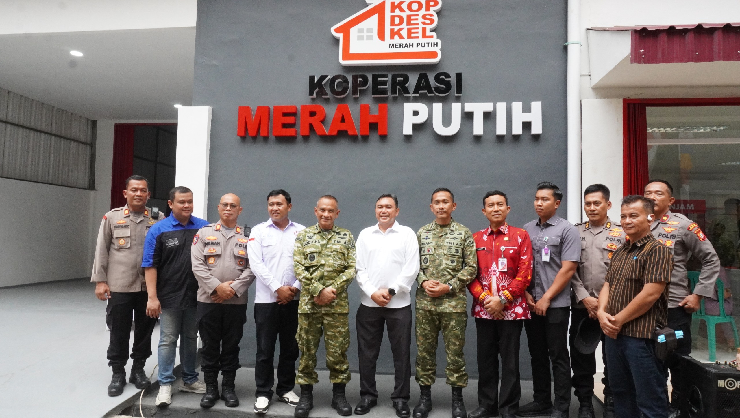 KDKMP Papanggo Resmi Diluncurkan, Dandim 0502/JU Hadiri Launching Virtual 1.061 Titik KDKMP oleh Presiden Prabowo