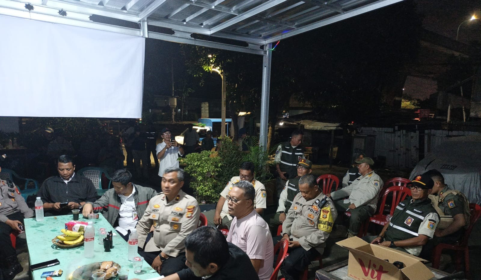 Malam Pertama Ramadhan, Forkopimcam Koja Turun Langsung Jaga Keamanan Wilayah