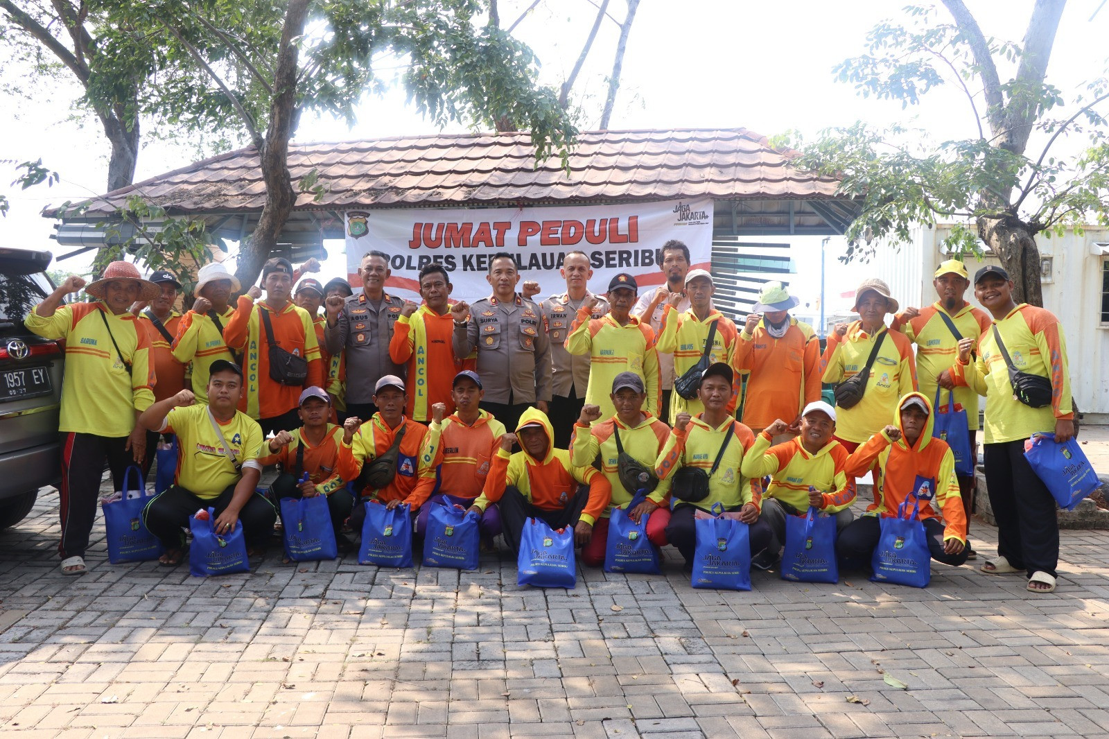 Jakarta On The Spot, Polres Kepulauan Seribu Gelar Jumat Peduli Bersama Sabuk Kamtibmas, Ajak Nelayan dan Tokoh Masyarakat Manfaatkan Layanan Polisi 110