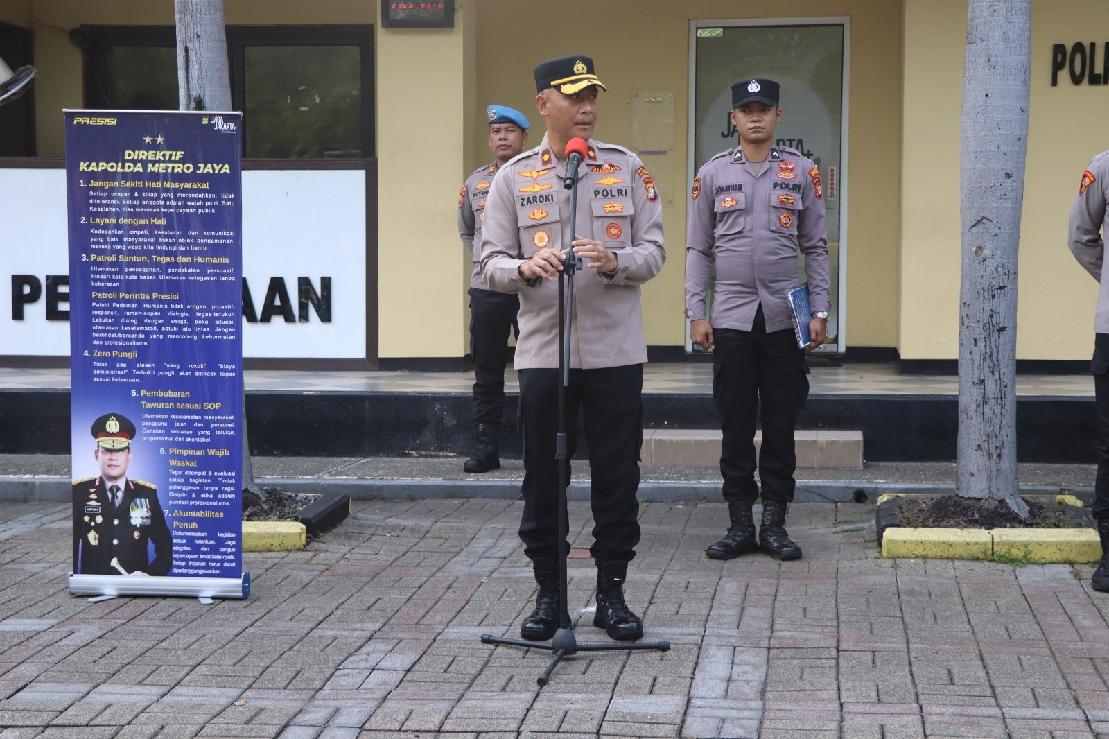 Apel Pagi Polres Kepulauan Seribu, Wakapolres Tekankan Disiplin dan Kesiapan Hadapi Bulan Qurban