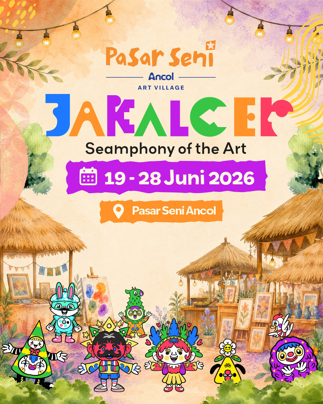 JAKALCER FEST 2026 Hidupkan Kembali Pasar Seni Ancol sebagai Pusat Kreativitas Jakarta