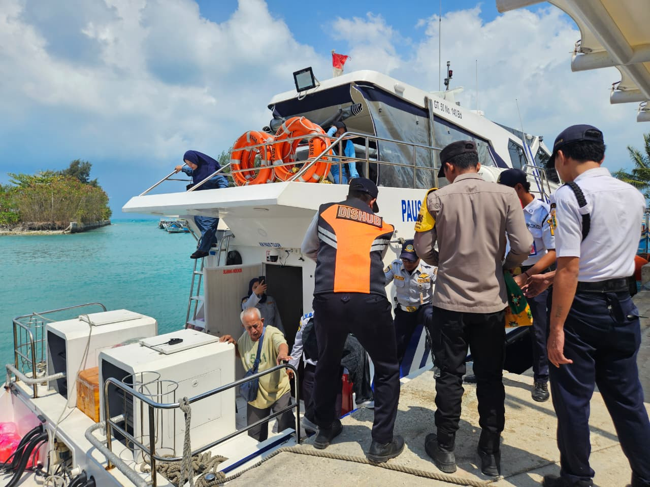 Jakarta On The Spot, Polres Kepulauan Seribu Hadirkan Pelayanan Humanis di Dermaga dan Ajak Masyarakat Manfaatkan Layanan Polisi 110