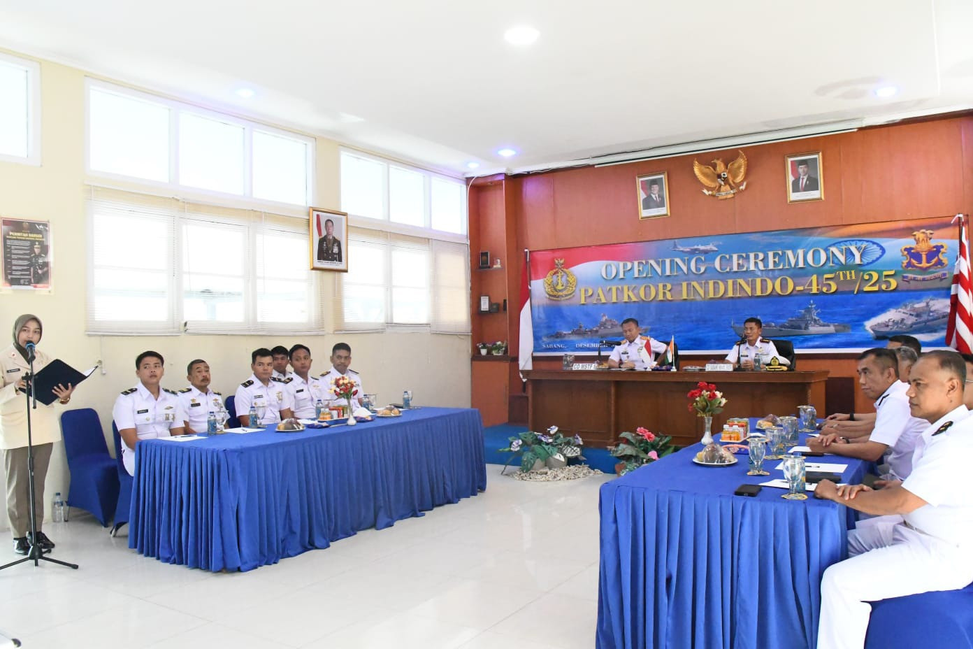 Lanal Sabang Gelar Opening Ceremony Patkor Indindo-45rd/25 Secara Virtual