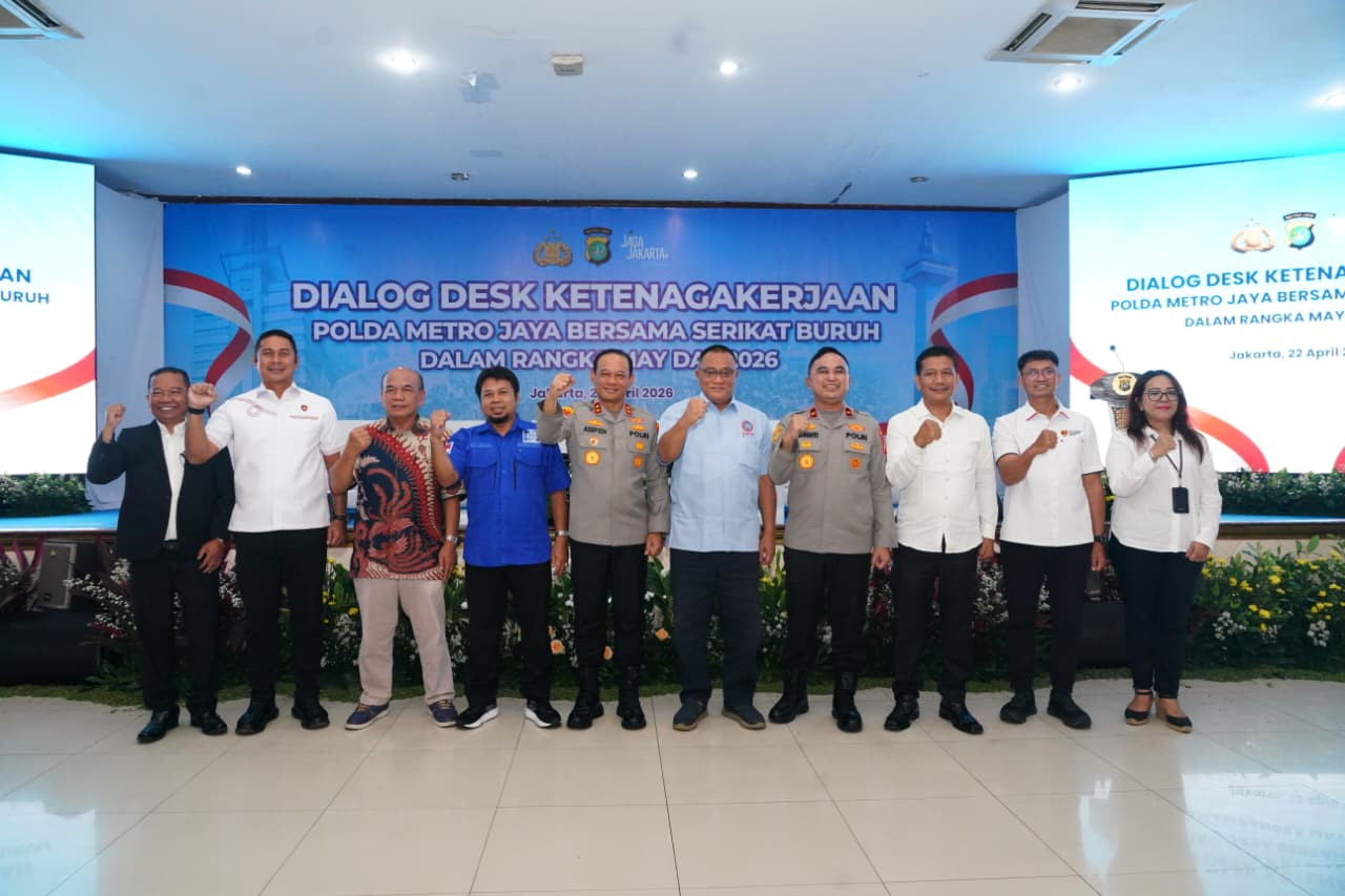 Polda Metro Jaya Gelar Dialog Desk Ketenagakerjaan, Serap Aspirasi Buruh Secara Langsung