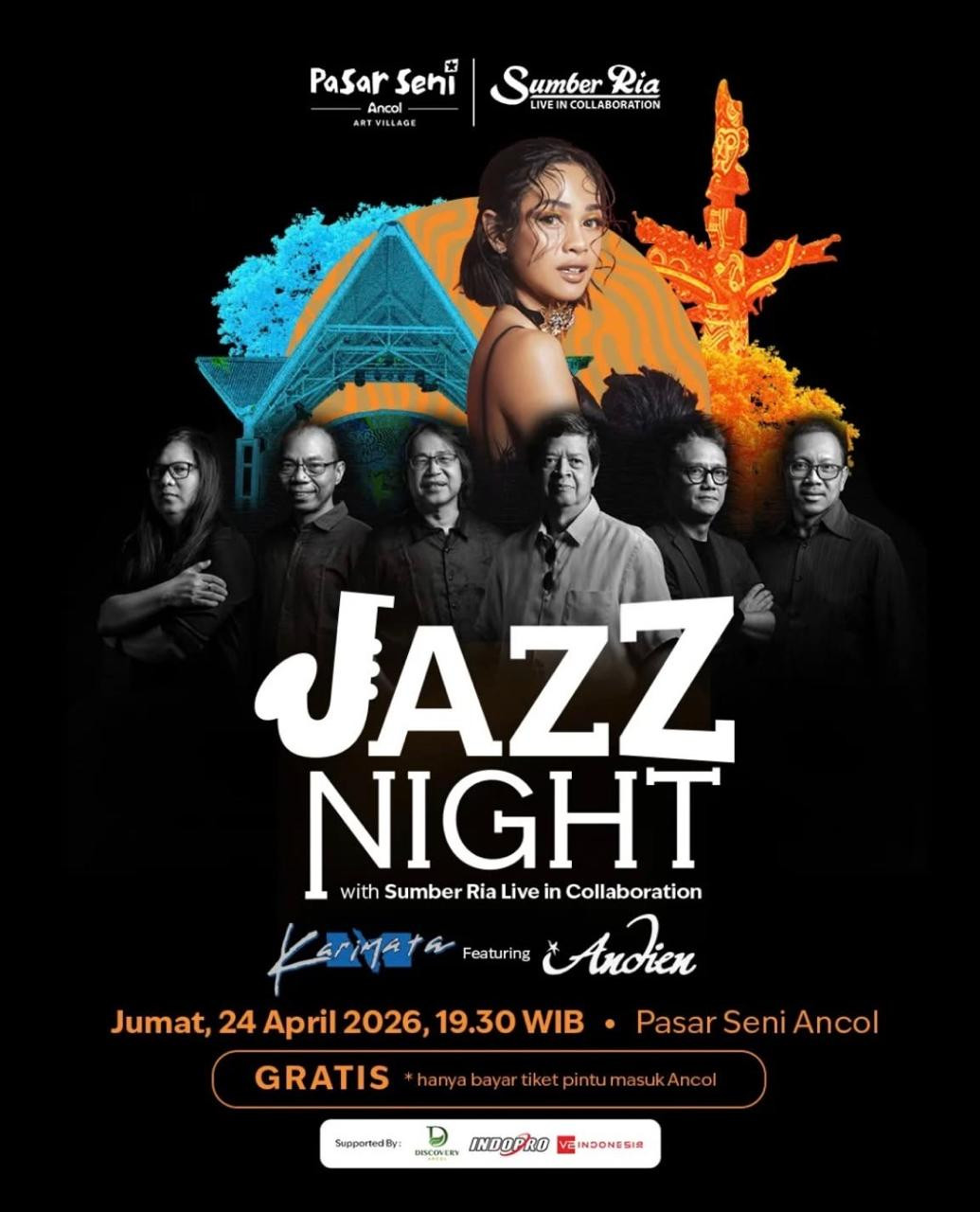 Pasar Seni Ancol Semarakkan International Jazz Day, Awali Rangkaian Jakalcer 2026