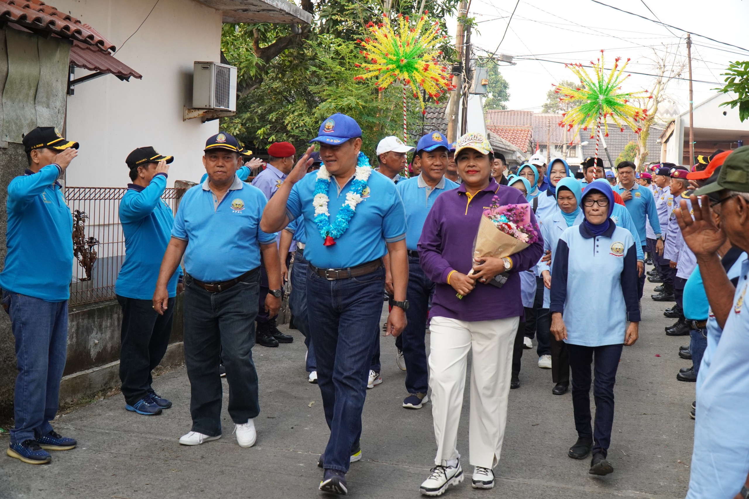 Semarak HUT Ke-40, PPAL Gelar Olahraga Bersama Rayon Depok Pererat Silaturahmi dan Kebersamaan