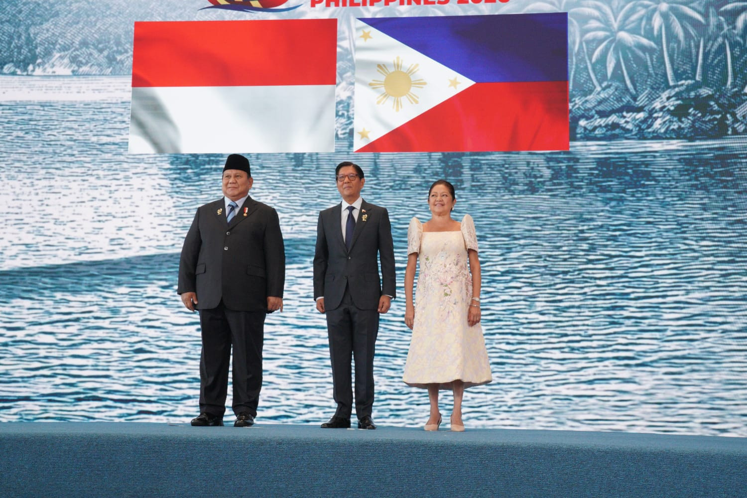Prabowo Hadiri Upacara Pembukaan KTT ke-48 ASEAN, Disambut Hangat Presiden Filipina