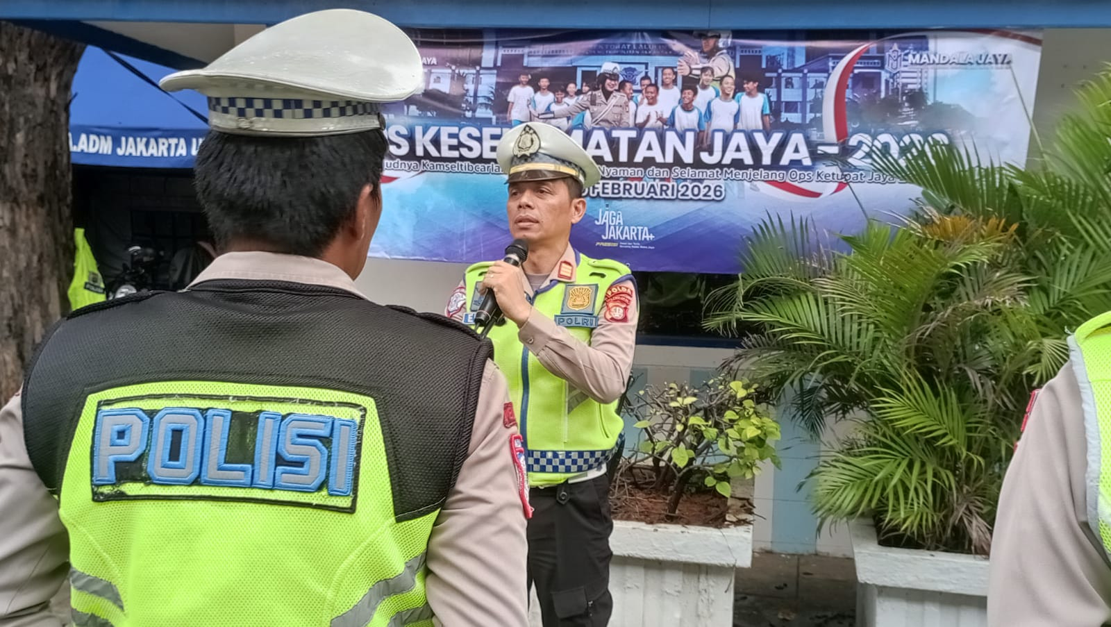 Satlantas Polres Metro Jakarta Utara Gelar Operasi Keselamatan Jaya 2026 di Jl. Yos Sudarso